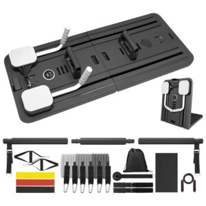 Multifunctional Abdominal Board with Pilates Bar and Resistance Bands Kit